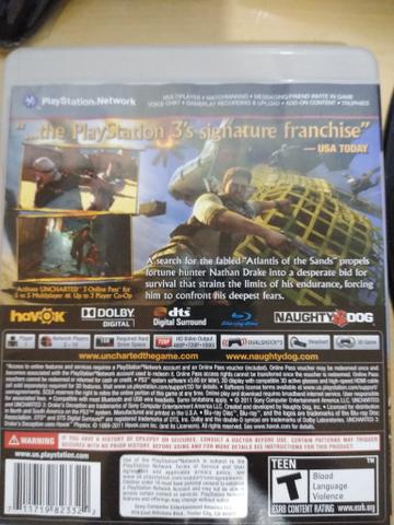Jogo Uncharted 3 Drake's Deception para Playstation 3 - Foto 2