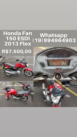 HONDA CG150 FAN ESDI FLEX 2013