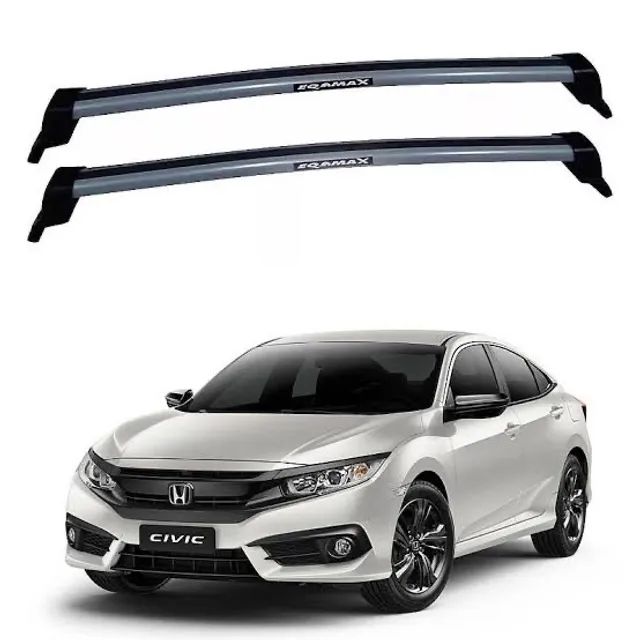 Rack alumínio teto Civic Eqmax