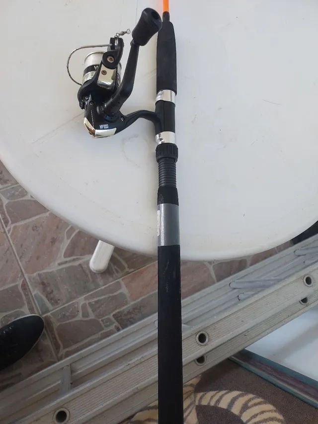 Vdo vara de pesca com molinete  - Foto 3