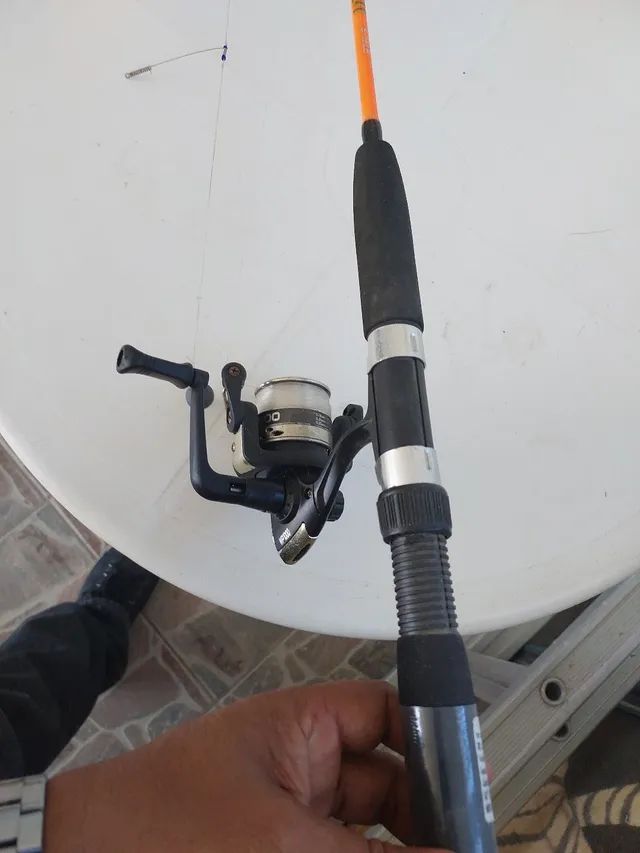 Vdo vara de pesca com molinete  - Foto 4