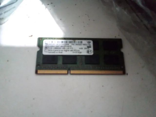 Memória DDR3 Notebook