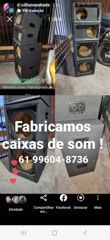 Fabricamos caixas de som 