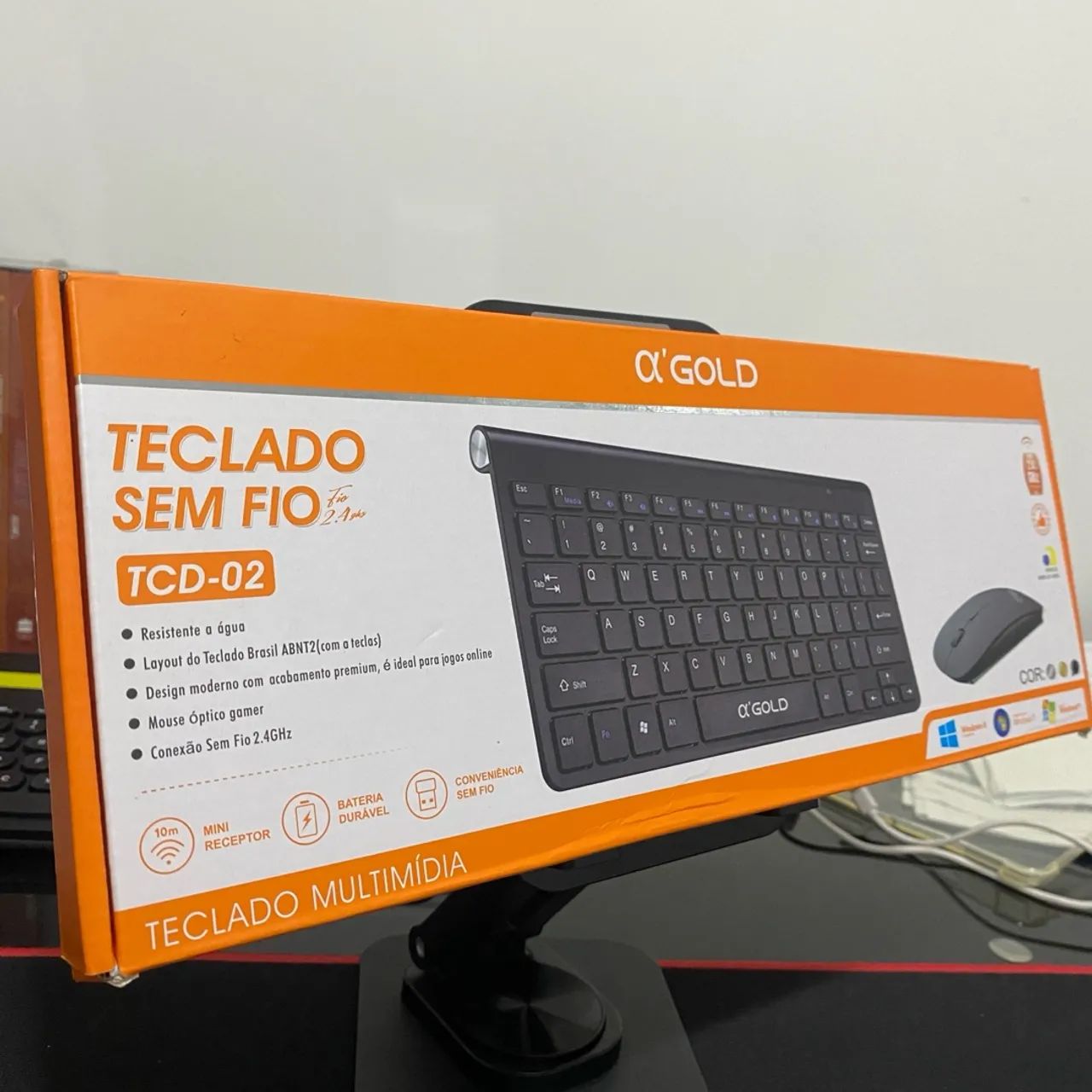 Teclado e mouse sem fio - Foto 3