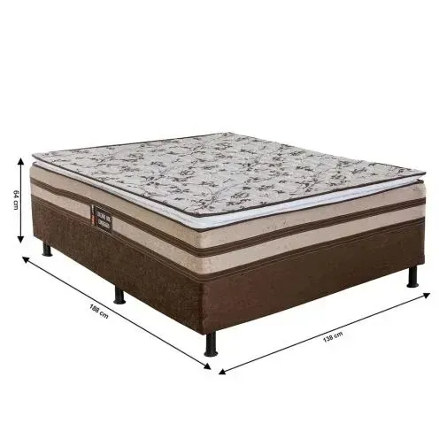 Cama Box de Casal Master - Cama Casal Master na promoção