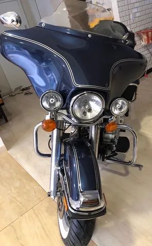 Raríssima HD azul pearl 2008 ultra Glide  - Foto 10