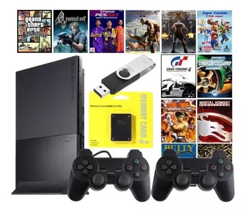 vendo playstation 2 completao - Foto 3