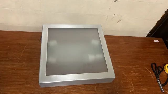 Luminaria lustre de aluminio