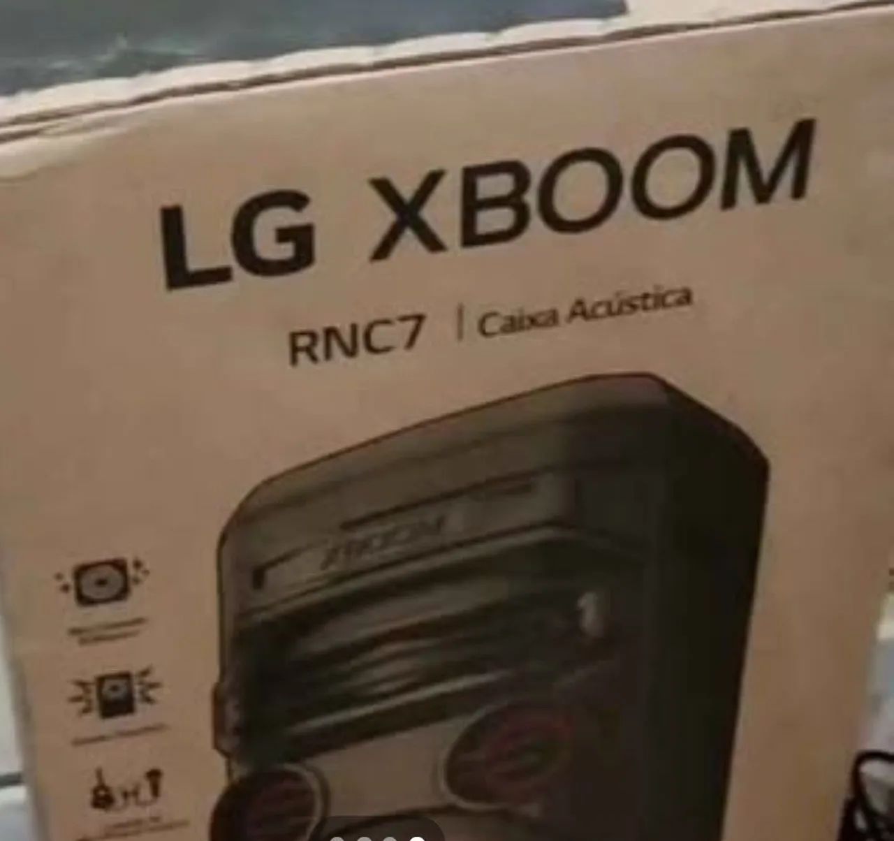Torre de Som Acústica LG XBOOM RNC7(ACEITO PROPOSTA DINHEIRO). - Foto 5