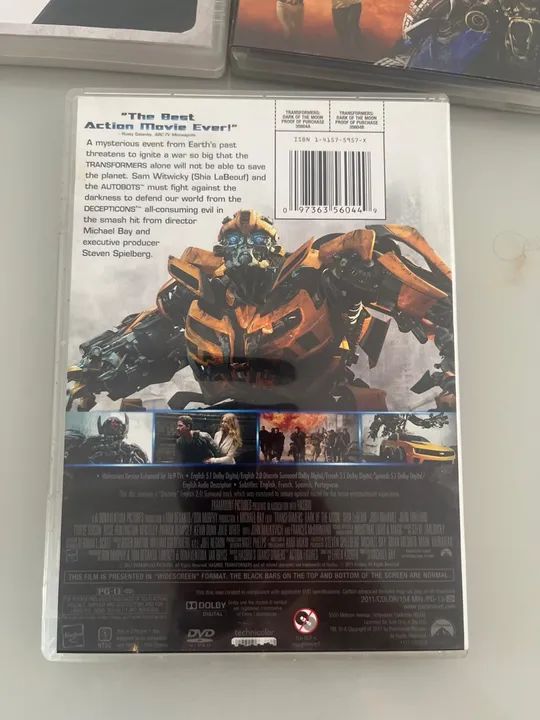 DVD Transformers - O lado escuro da lua( Versão EUA) com legenda em português  - Foto 2