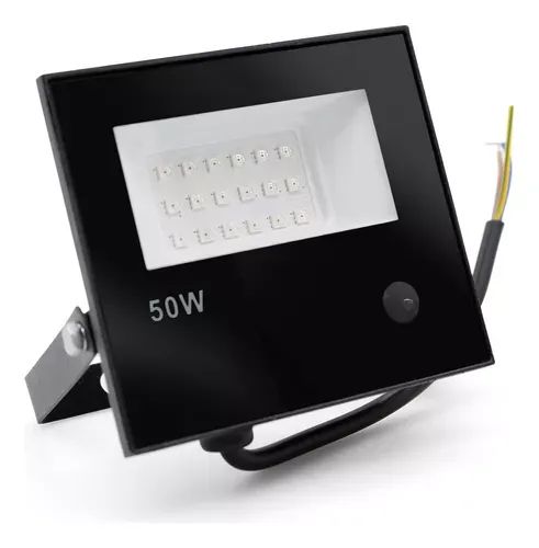 Mini Refletor Led Holofote 50w Bivolt Rgb Colorido C/ Controle - Foto 4