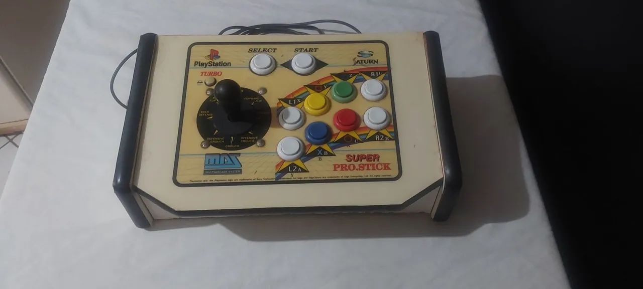 Super Pro Stick para Playstation 1 e 2 - Foto 3