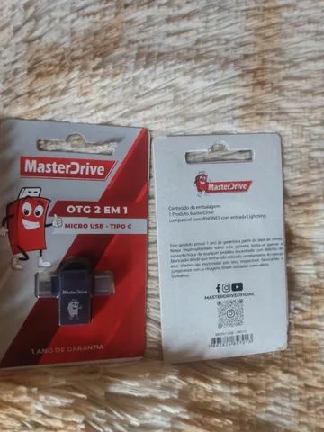 Adaptador Otg Usb 2x1, Micro Usb, Usb C Masterdrive Original - Foto 6