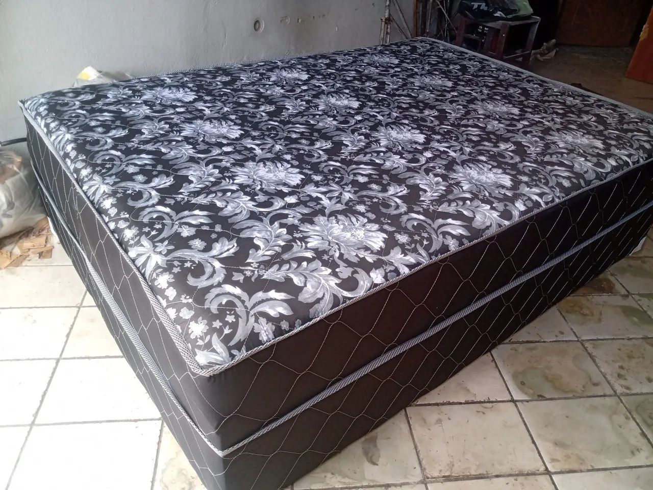 Cama box casal molas ensacadas  - Foto 3