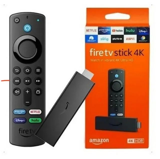 Amazon Fire Tv Stick 4k com Alexa e Comandos de voz