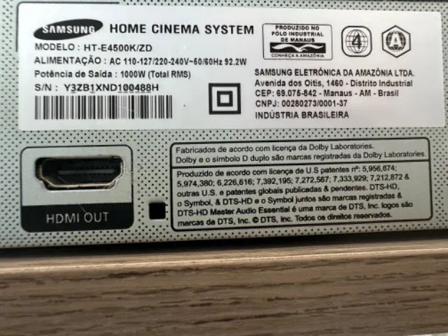 Home Theater Samsung HT-E4500K/ZD - Foto 4
