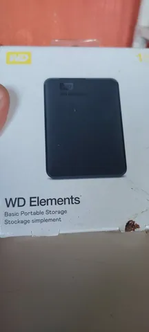 Hdd Externo Wd Elements 1 Tb - Novo