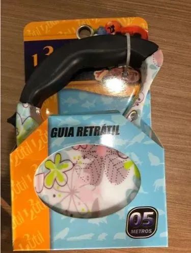 Guia para Cães Retrátil Até 5 Metros _ PET03 - Foto 4