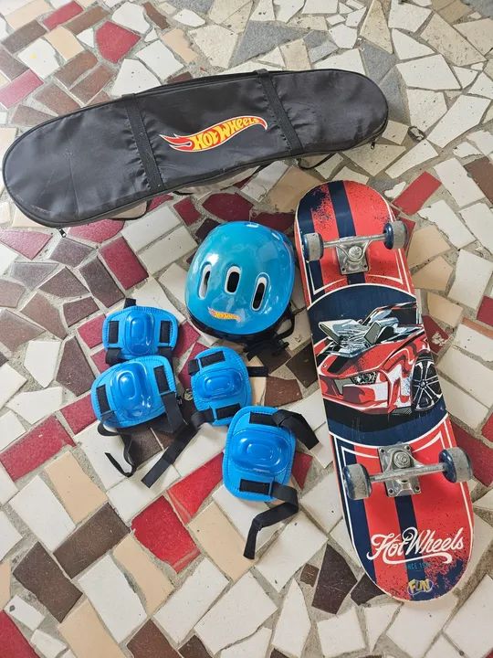 Kit Skate Completo Hot Wheels - Foto 2