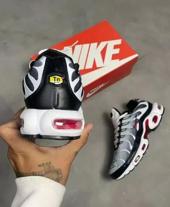 Tênis NIKE AIR MAX TN PLUS CINZA / LINHA PREMIUM (Nº 38 AO 43) - A PRONTA ENTREGA - Foto 3