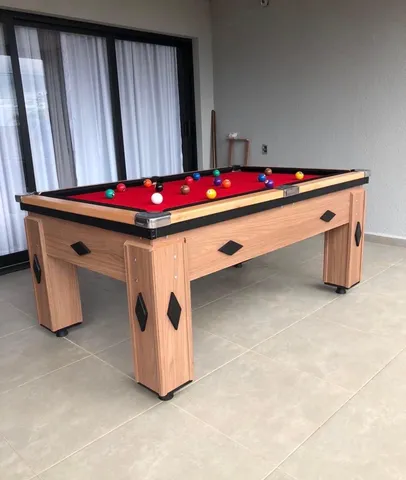 Mesa de bilhar campo com pedra ardósia