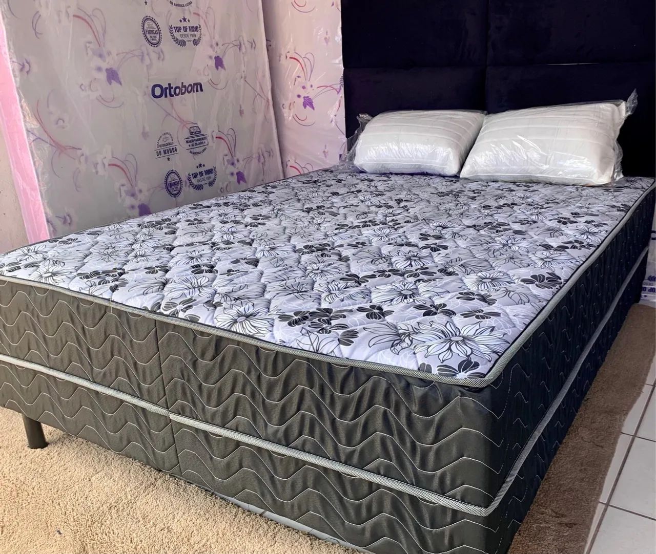 CAMA BOX CASAL OFERTA IMPERDÍVEL - Foto 2