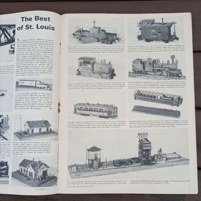Coleção com 8 edições da Model Railroader - ferromodelismo - Foto 4