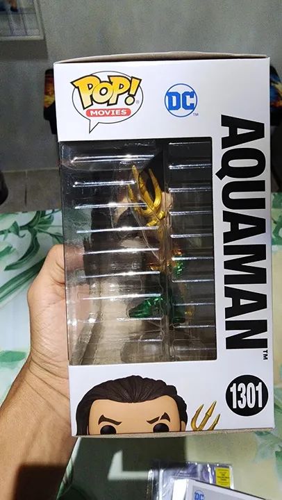 Funko Pop Aquaman 1301 Novo - Foto 2