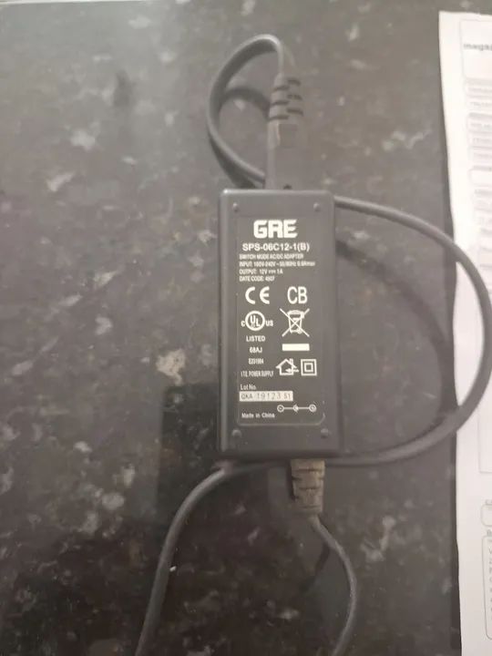Fonte Carregador Notebook GRE SPS-06C12-1(B)