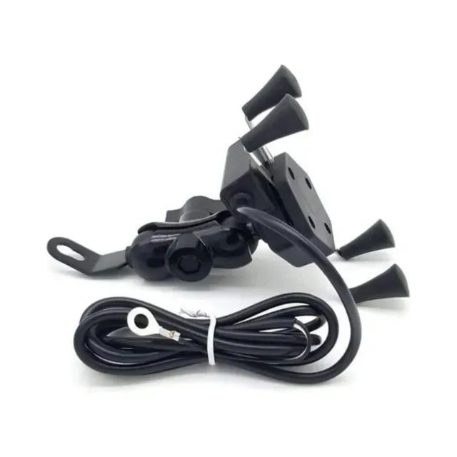 Suporte Celular Moto Com Carregador Universal Usb - Foto 3