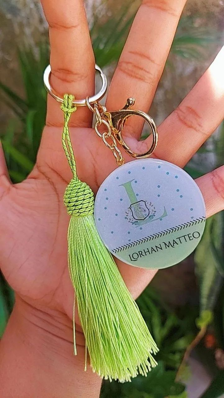 Chaveiro personalizado com nome e frase - Foto 3