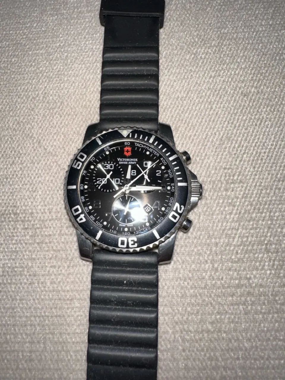 Relógio Victorinox Swiss Army Cronógrafo Masculino - Foto 4