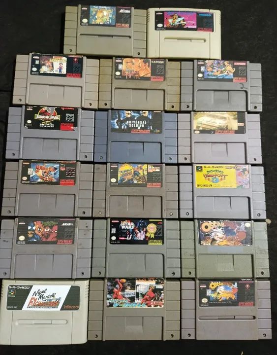 Jogos Super Nintendo - Leia Descrição