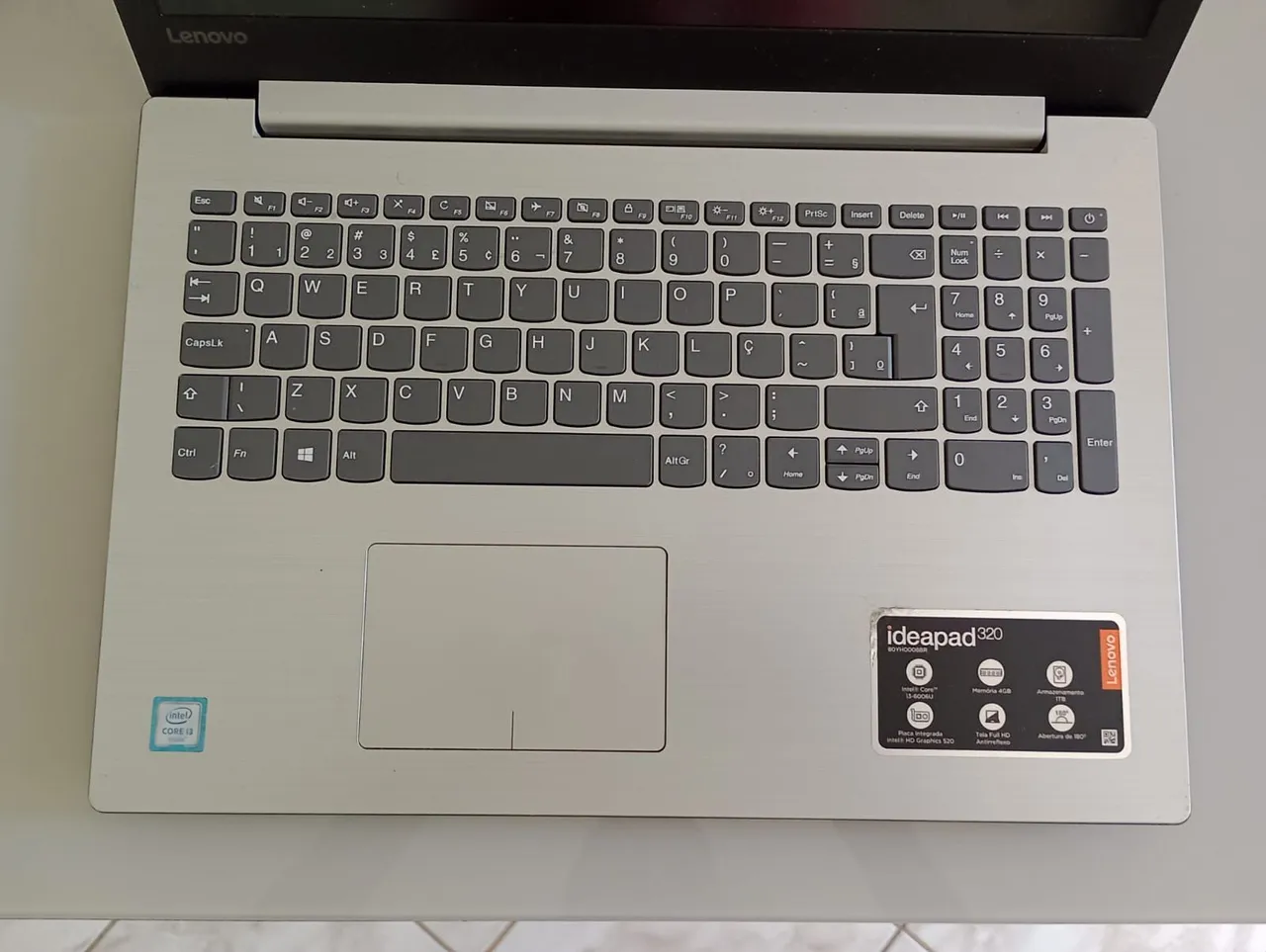 Notebook Lenovo IdeaPad 320 - Intel Core i3