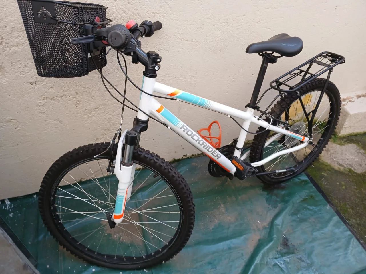 Bicicleta Rockrider Branca