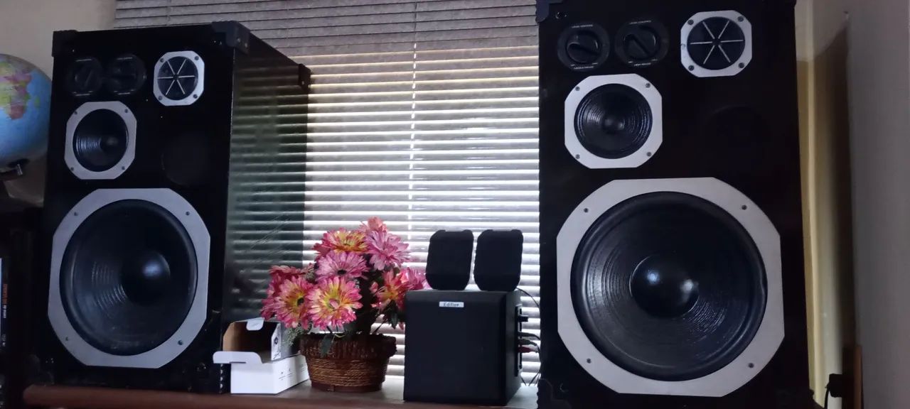 Par Caixas cce Cl 990- potentes! 140 W rms-  funcionando perfeitamente