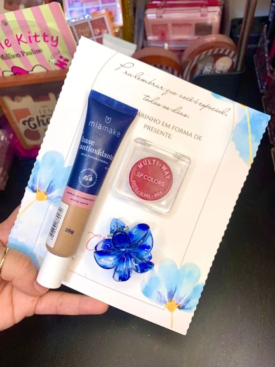 Kit de Maquiagem Blue - Cherry - Foto 2