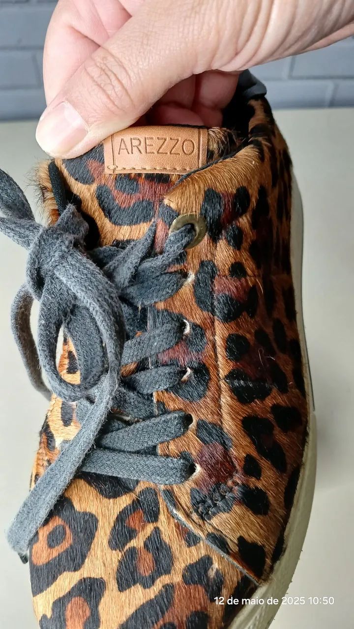 Tênis Animal Print Tam: 35 Marca: Arezzo - Foto 6