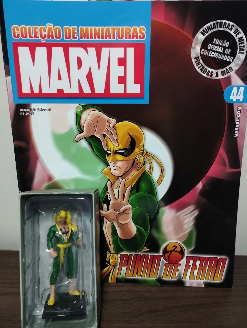 Miniatura Marvel Eaglemoss Punho de Ferro N 44