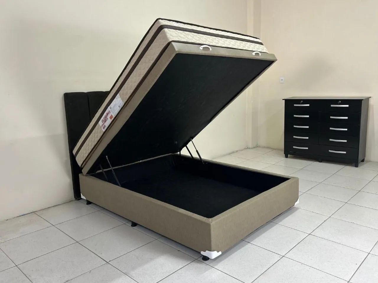 Colchão Basic Molas Ensacadas Casal + Base Box Baú Classic Casal - Foto 2