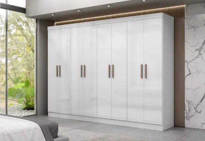 Guarda Roupa 100% MDF 8 Portas 4 Gavetas varios modelos