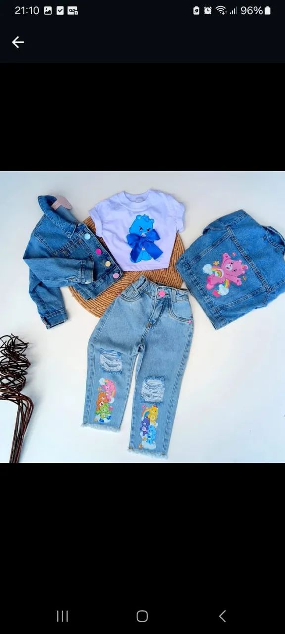 Calça jeans infantil de 2 até 16 anos - Foto 5