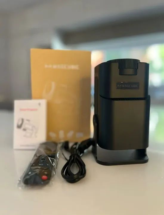 Projetor Smart HY 320 Mini Preto Original Android 13.0 Full 4K HD Bluetooth Wi-fi 6.0 - Foto 3