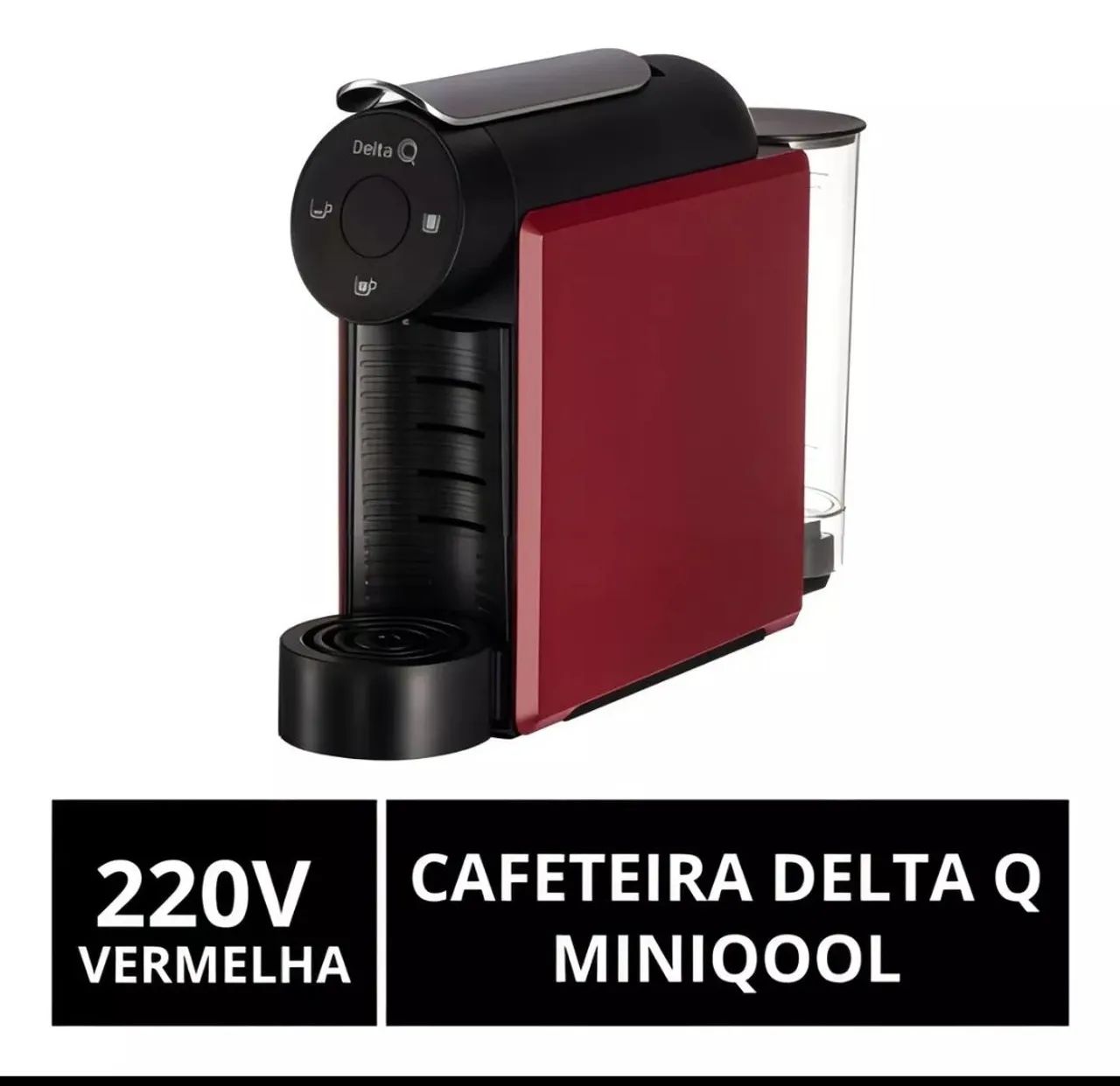 Cafeteira Delta Q Miniqoool 220V Vermelha