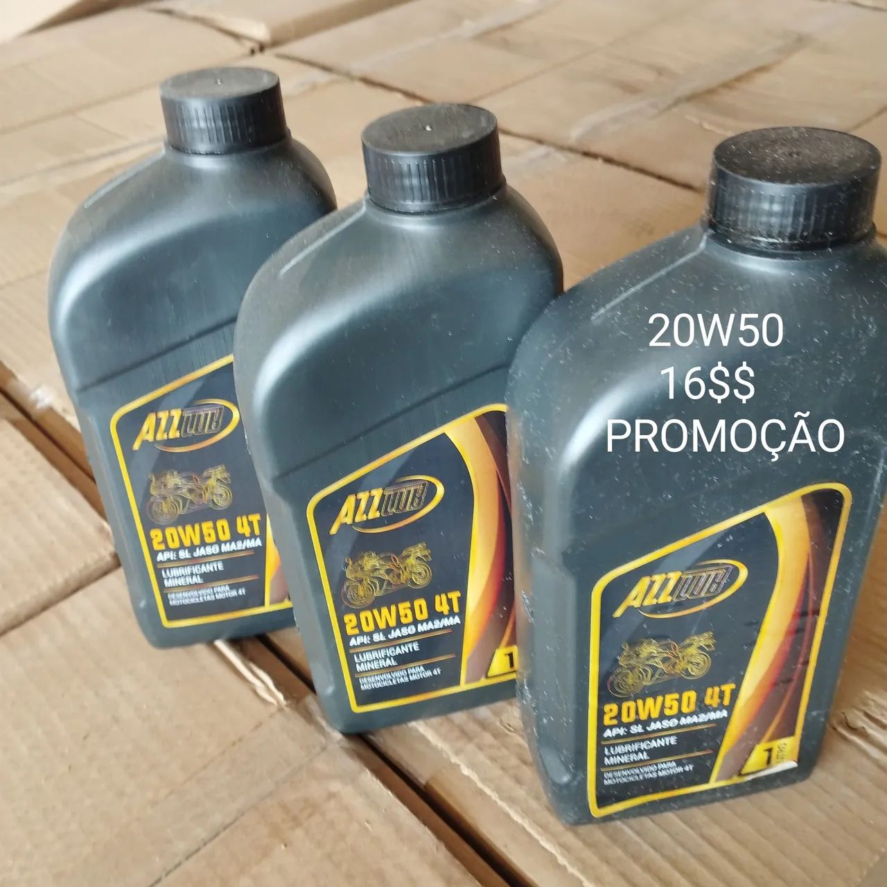 Óleo de Motor 20W50 4T - AZZU - Promoção!