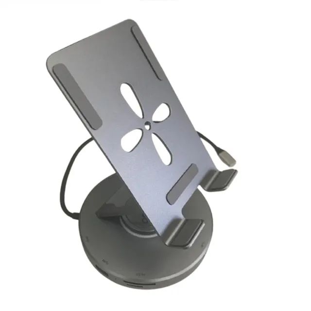 Suporte para Tablet e Celular c/ conexão Tipo C + HDMI + Micro SD + USB - Foto 4