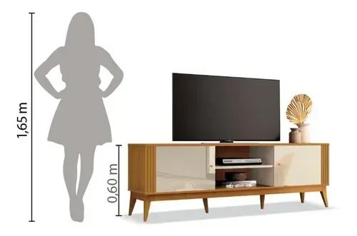 Rack Luxo 1,60 ENTREGA E MONTAGEM GRÁTIS - Foto 3