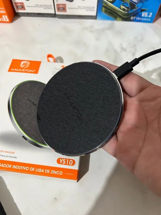 Carregador Sem Fio base rápida  - Foto 4