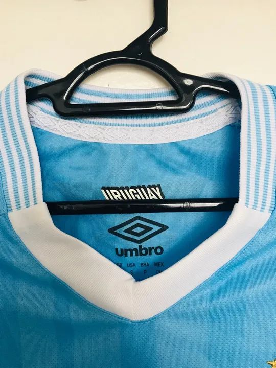 Camisa Celeste Grêmio 22/23 Third Umbro Oficial Masculina Tamanho P - Foto 3