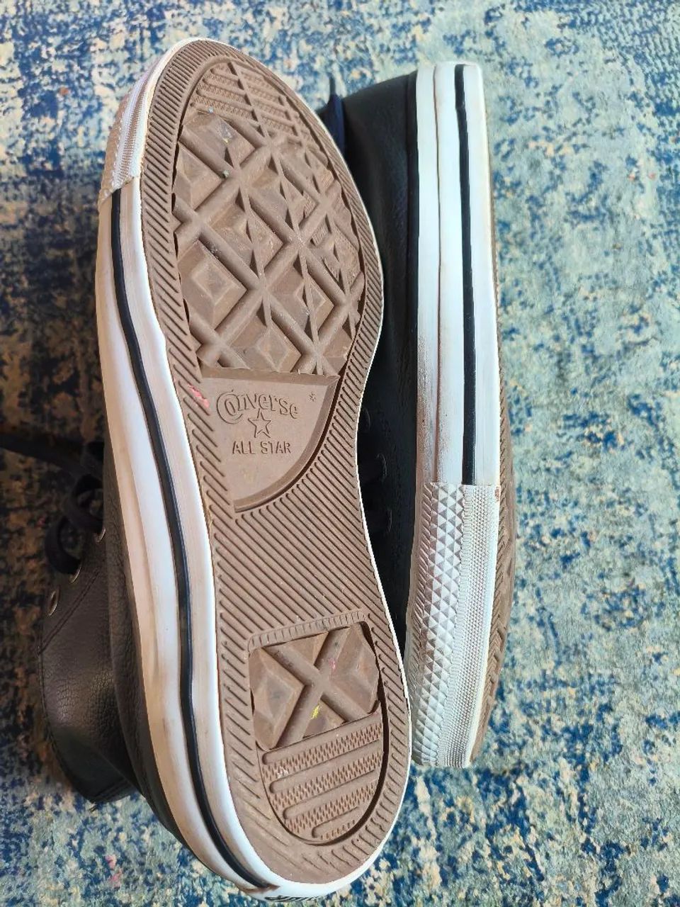 ALL Star Chuck Taylor Cano Alto Couro  - Foto 5